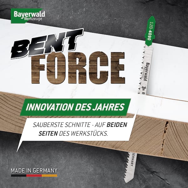 5x Bayerwald Bent Force Stichsägeblätter 130/105mm