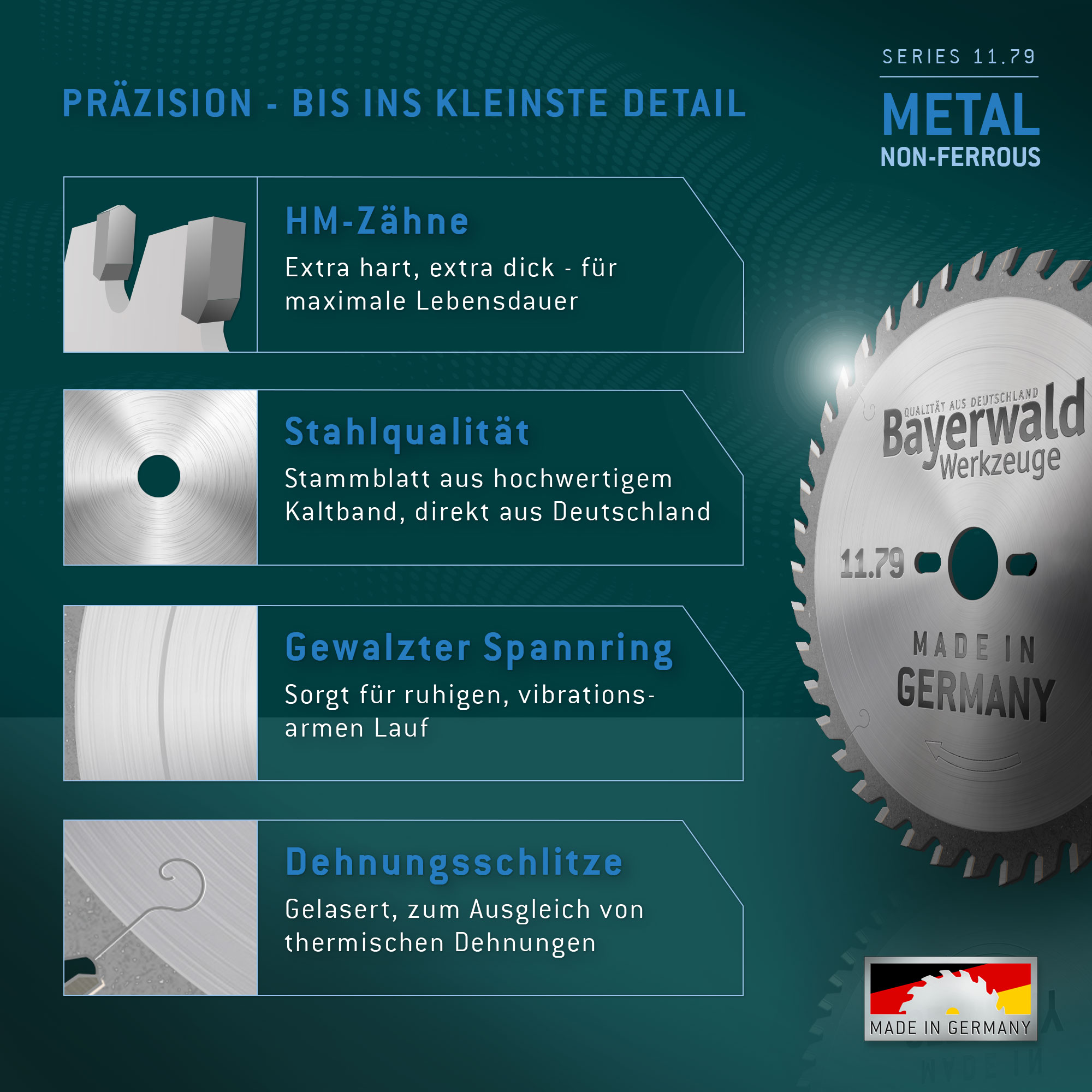 HM Kreissägeblatt - 250 x 3.2/2.5 x 32  Z60 TF neg.