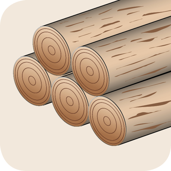 Werkstoff: Brennholz Werkstoff: Brennholz