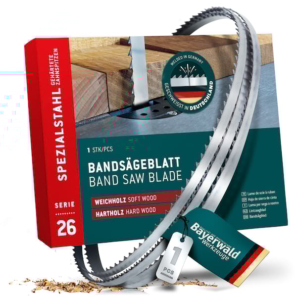 Bandsägeblatt Spezialstahl zahnhart  1000 x 6 x 0.5 x 4mm