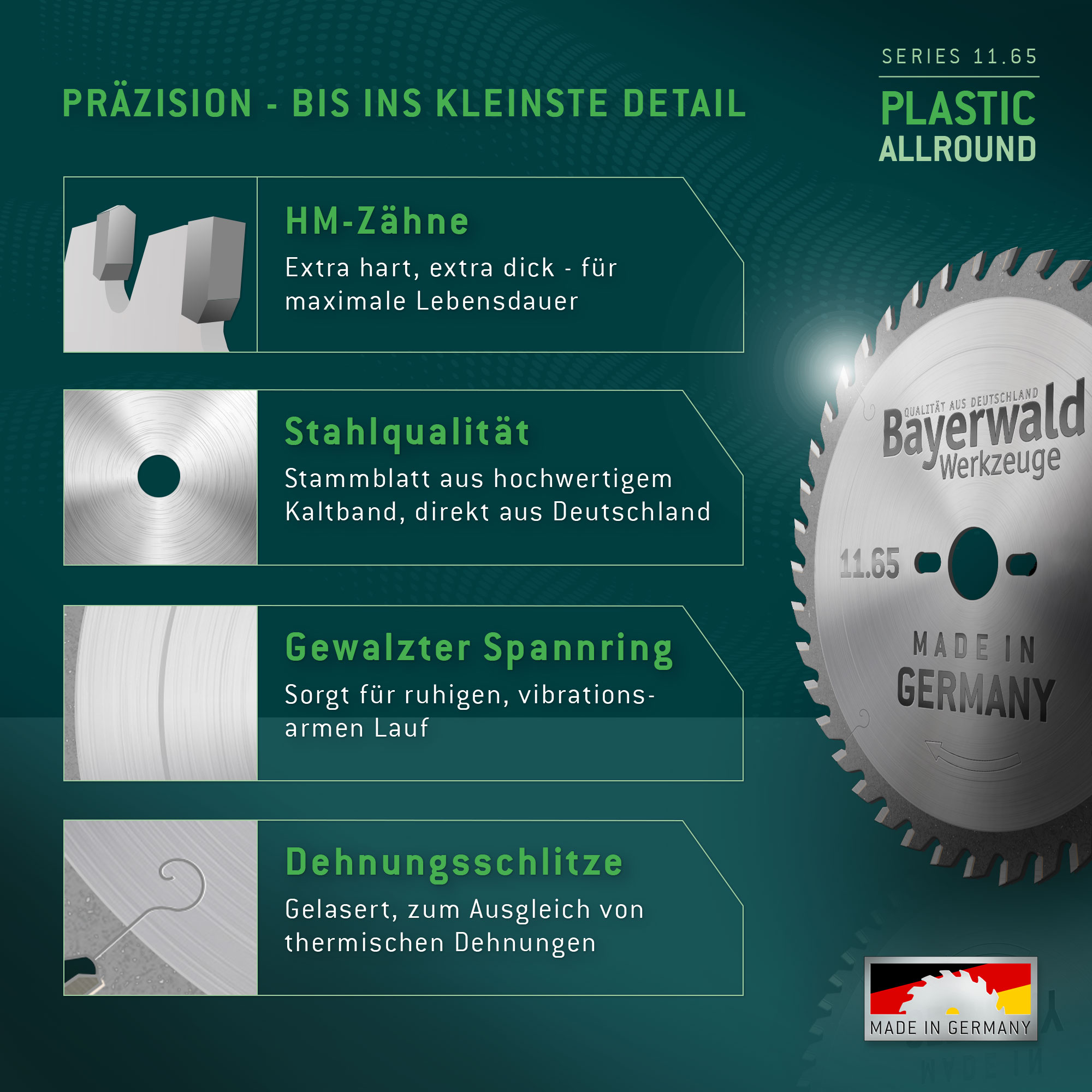 HM Kreissägeblatt - 250 x 3.2/2.2 x 30 Z60 WZX