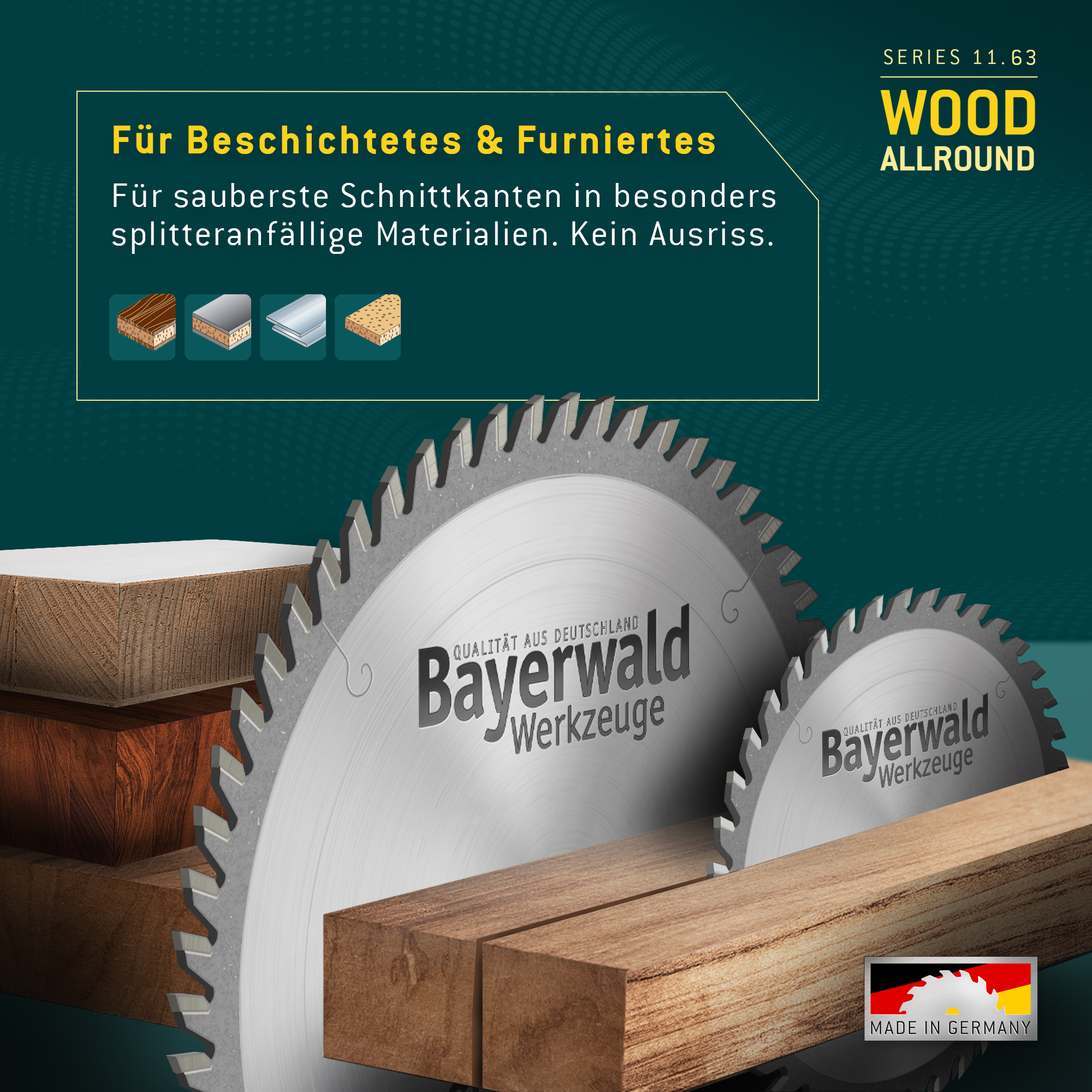 HM Kreissägeblatt - 220 x 3.2/2.2 x 30 Z42 HDF pos.