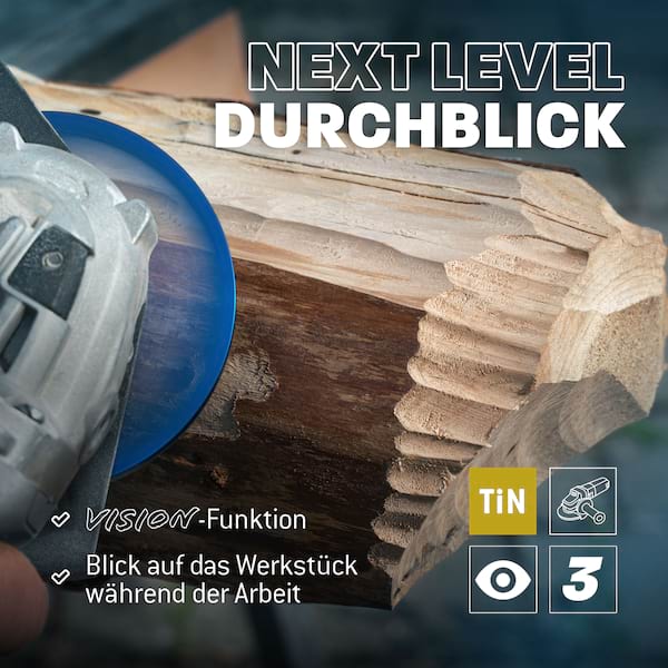 NeoPlane Frässcheibe für Winkelschleifer Ø 100 mm x 22,2 mm mit 3 HM Messern im Koffer