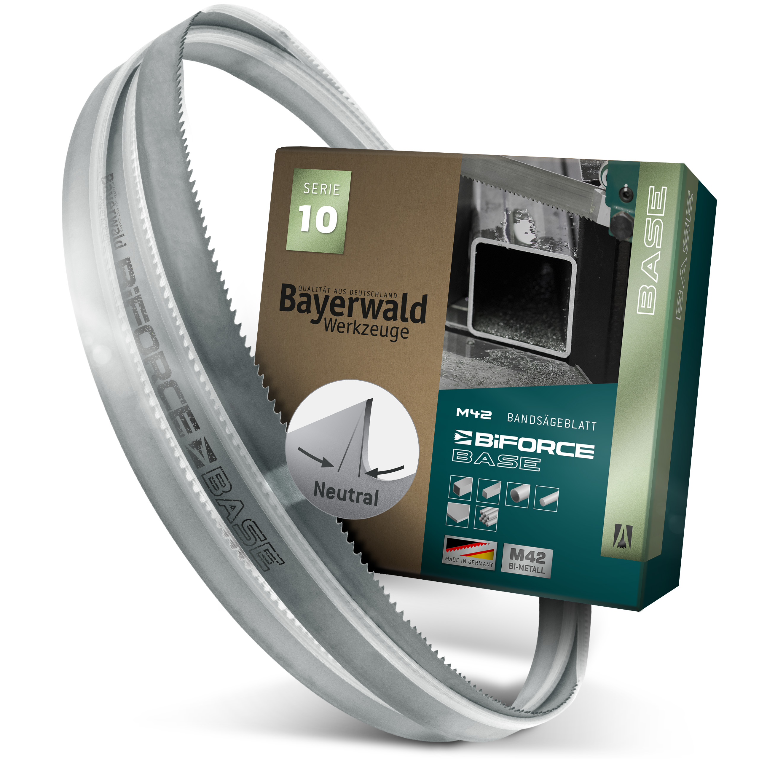 Bayerwald M42 Bandsägeblatt BiFORCE BASE 2480 x 20 x 0.9 x 8|12 ZpZ