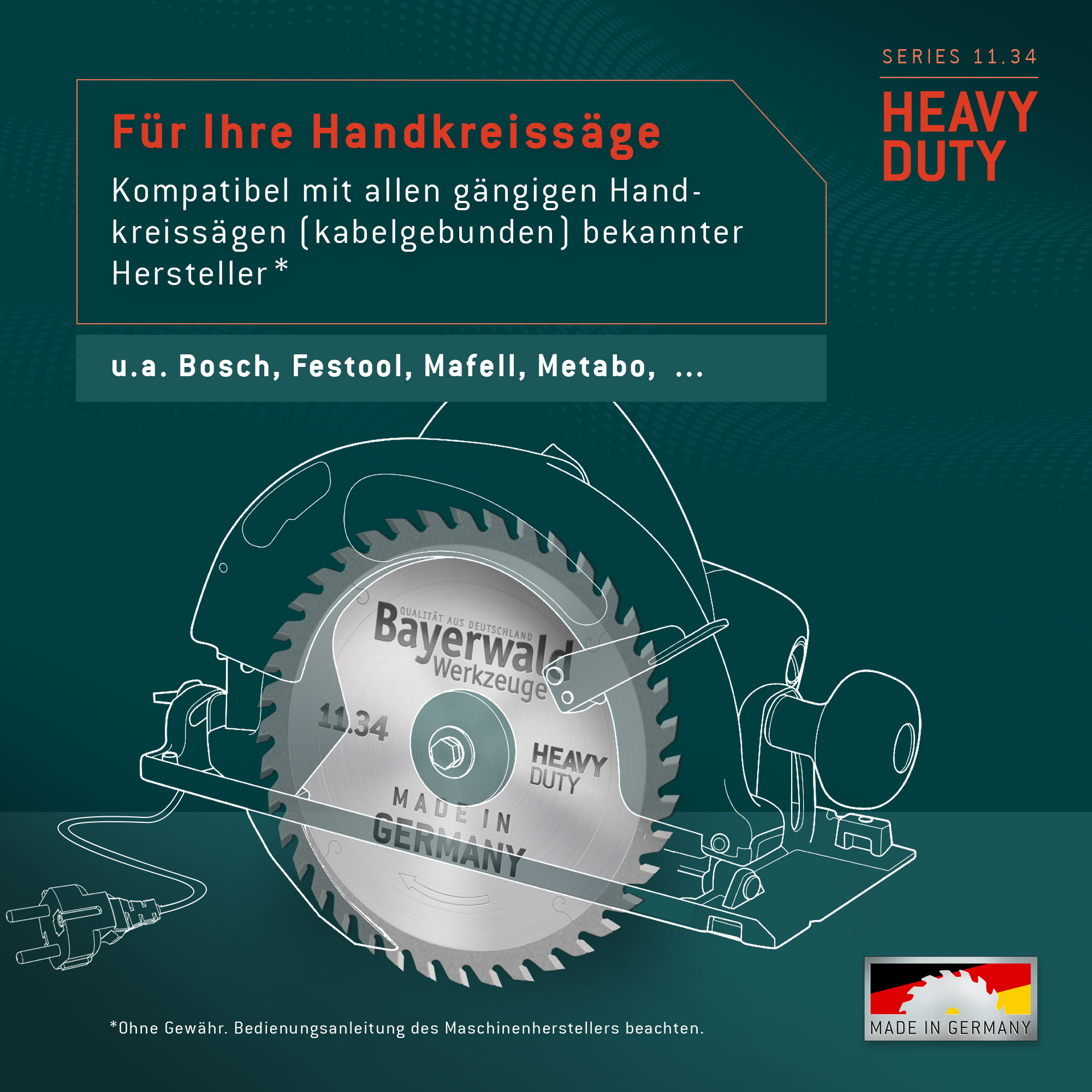HM Kreissägeblatt - 180 x 2.8/2.0 x 20 Z48 TF neg.