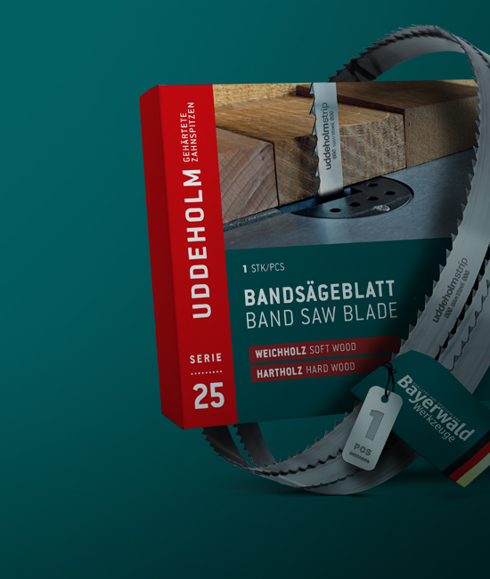 20.25 Uddeholm Bandsägeblätter gehärtete Zahnspitzen