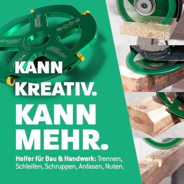 Bayerwald NeoCarver V2 - Hartmetall Frässcheibe - Ø 115 x 22,2 mm Z 5 - geeignet für Holz