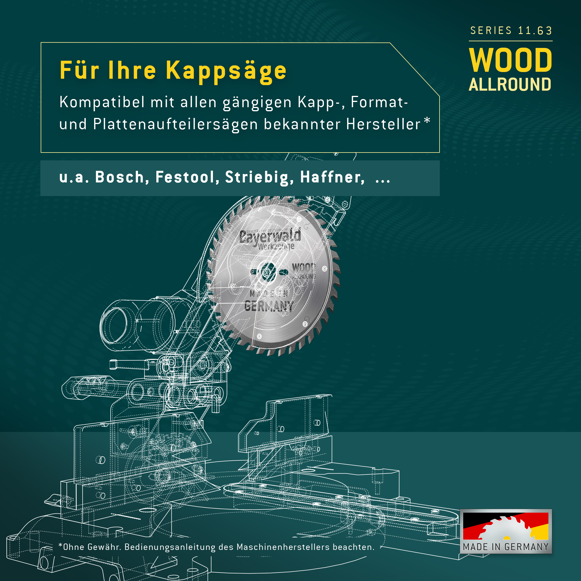 HM Kreissägeblatt - 220 x 3.2/2.2 x 30 Z42 HDF pos.