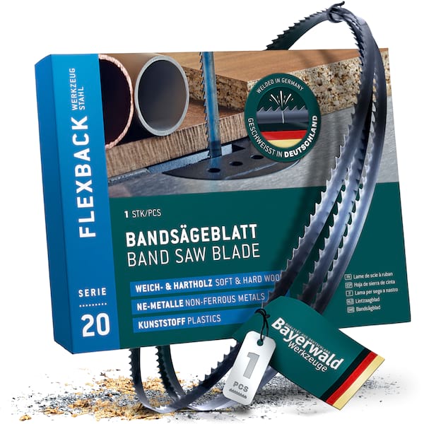 Bayerwald Holz Bandsägeblatt  1400 x 6 x 0.36 x 6 ZpZ