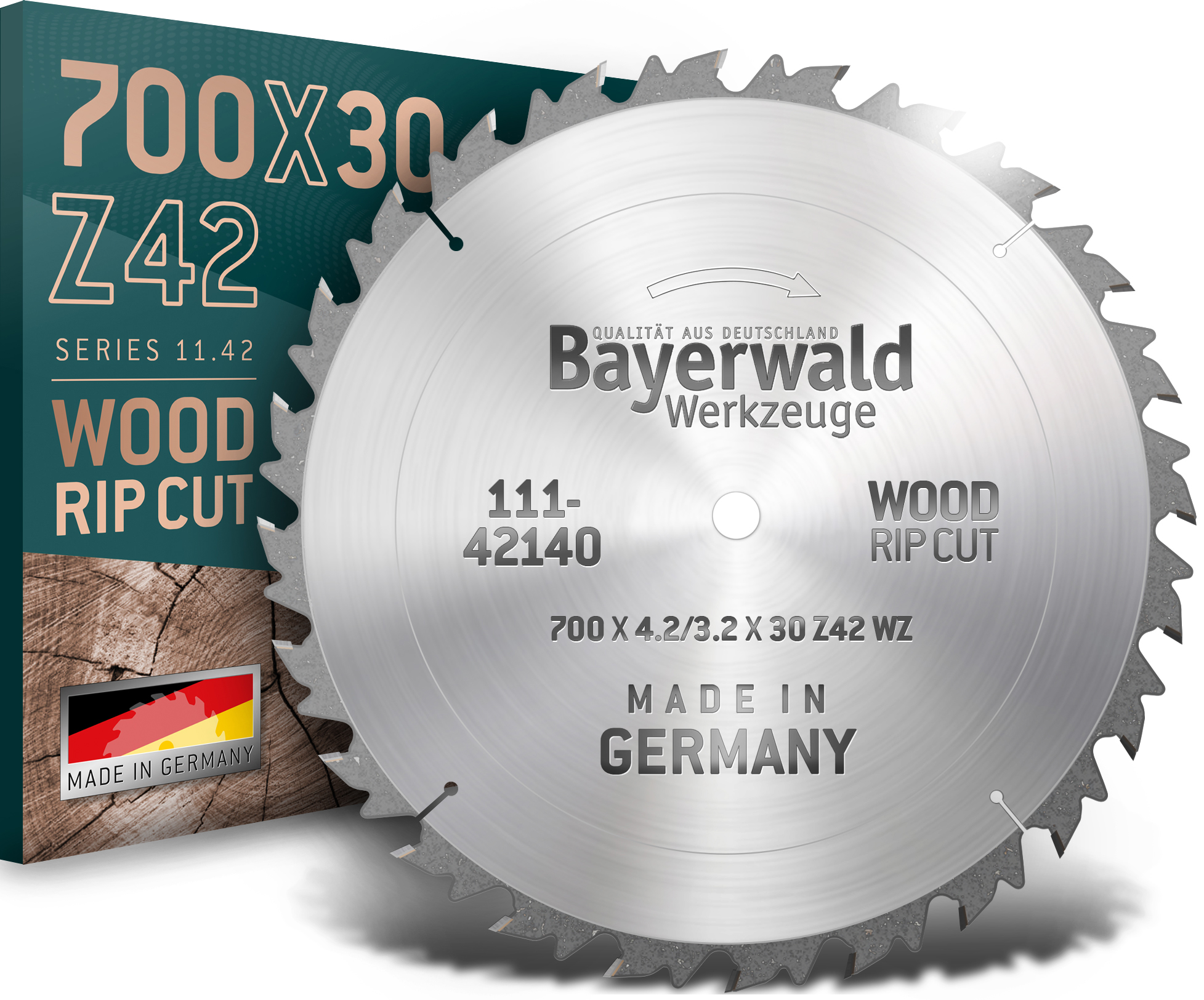 HM Kreissägeblatt - 700 x 4.2/3.2 x 30 Z42 WZ