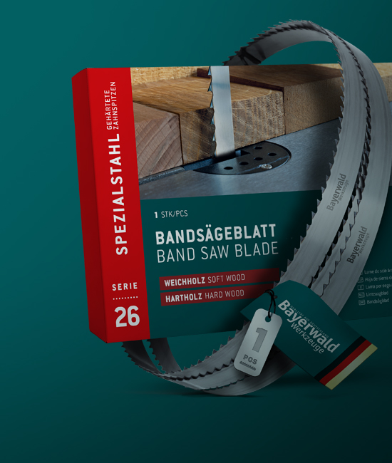 20.26 Bandsägeblätter Spezialstahl gehärtete Zahnspitzen