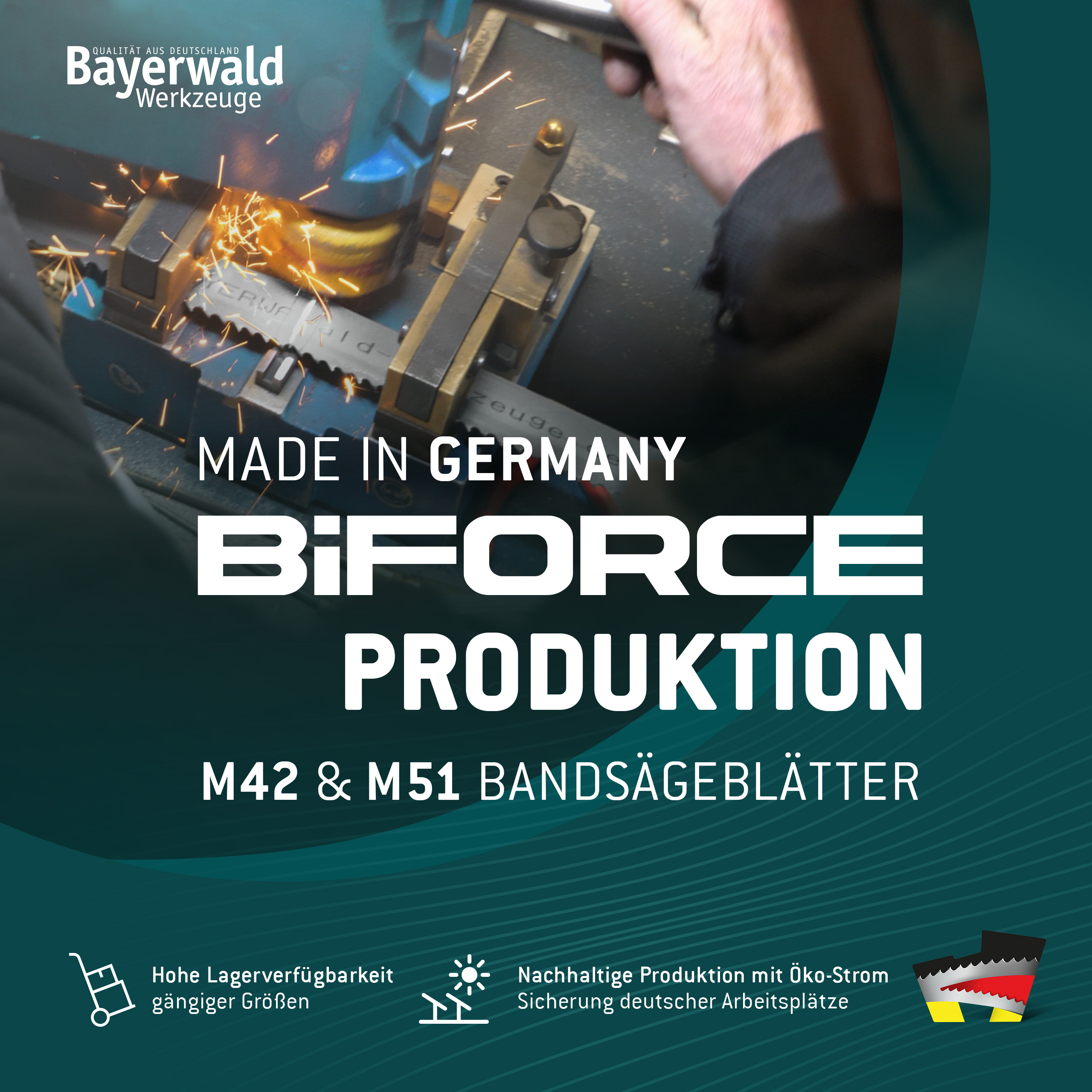 Bayerwald M42 Bandsägeblatt BiFORCE BASE 2480 x 20 x 0.9 x 8|12 ZpZ