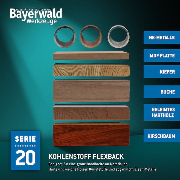 Bayerwald Holz Bandsägeblatt  1400 x 6 x 0.36 x 6 ZpZ