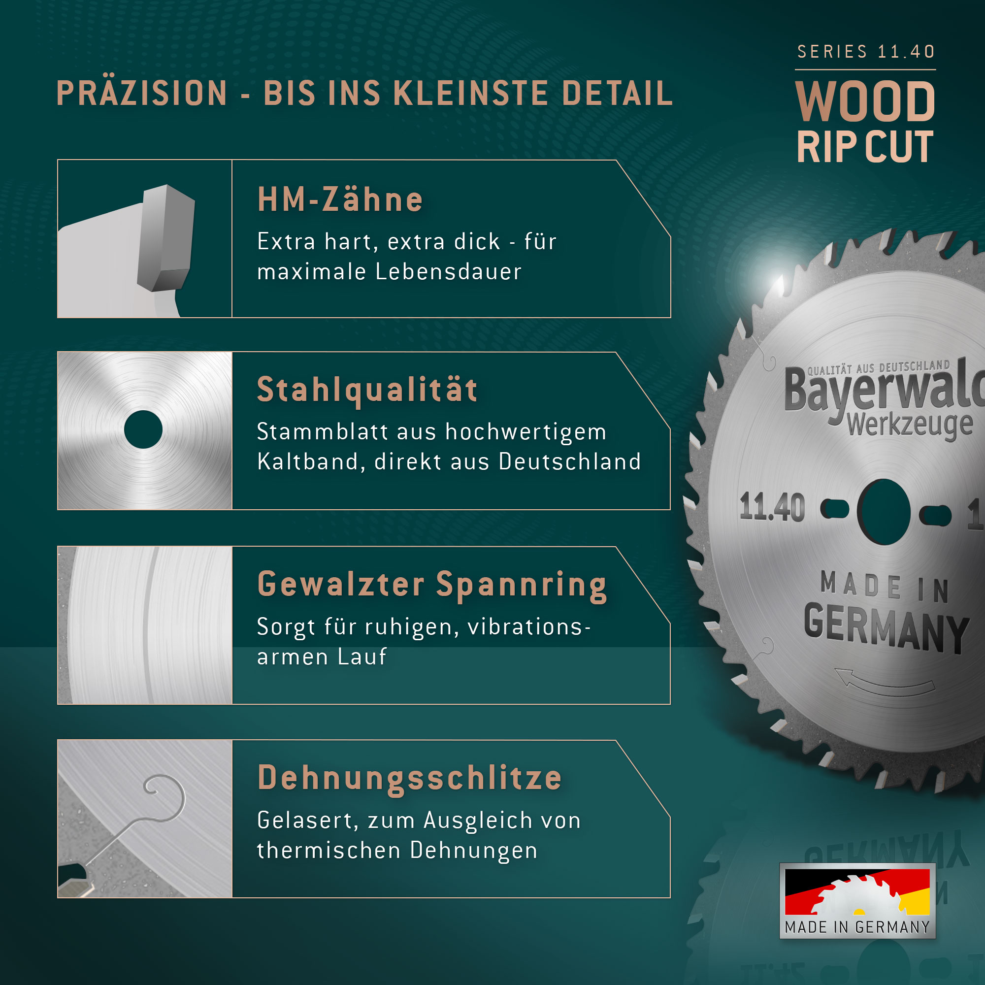 HM Kreissägeblatt - 500 x 3.8/2.8 x 30 Z22 FZ
