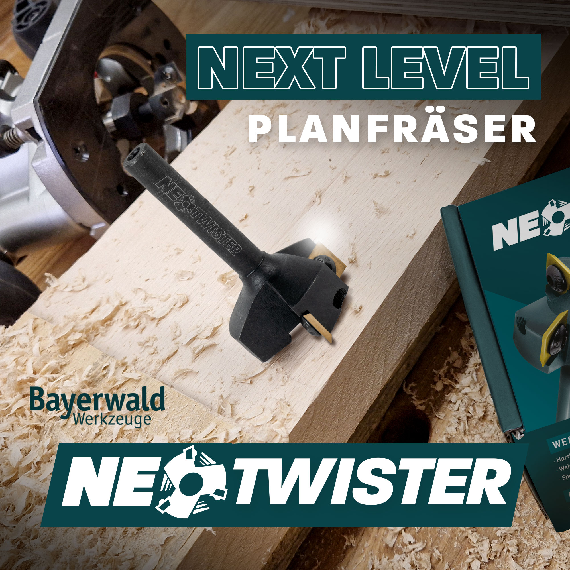 Bayerwald Werkzeuge NeoTwister Planfräser Ø 35 mm
