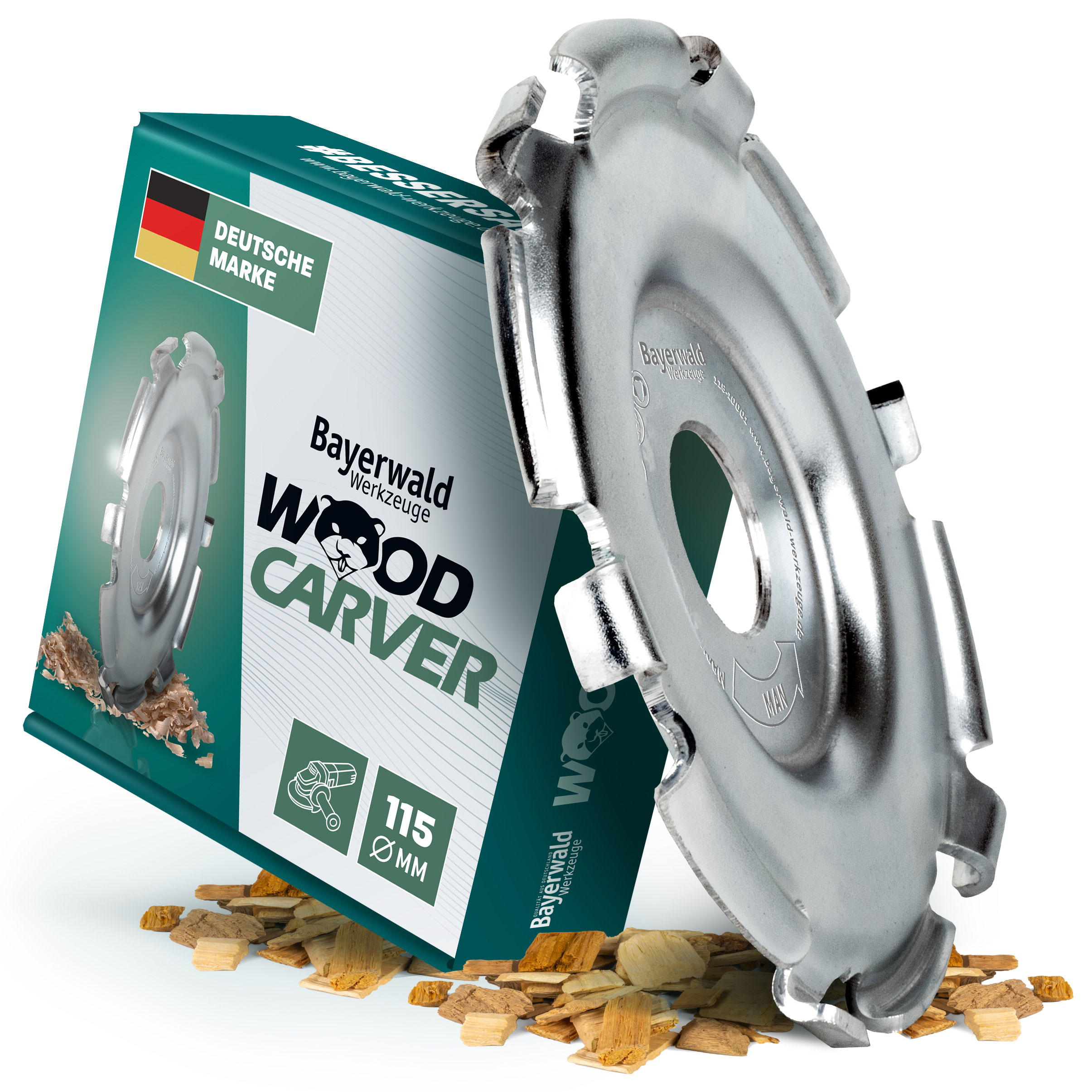 Bayerwald Woodcarver Ø115 mm / 22,2 mm Bohrung
