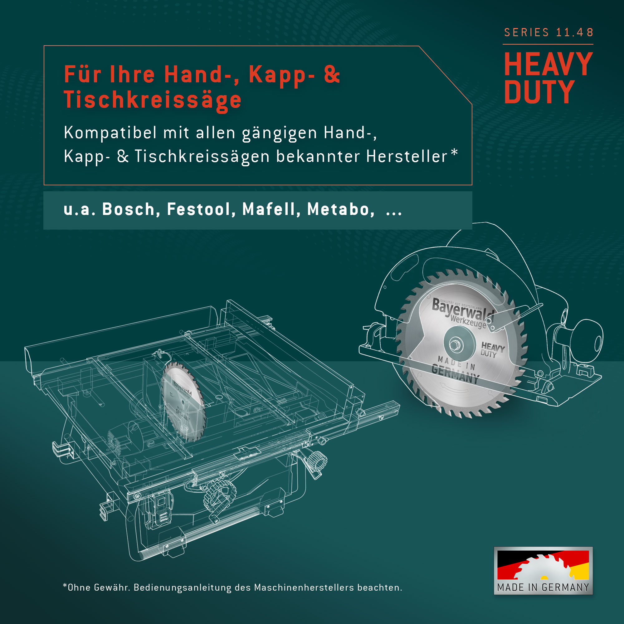 HM Kreissägeblatt - 216 x 2/1.4 x 30 Z48 WWF