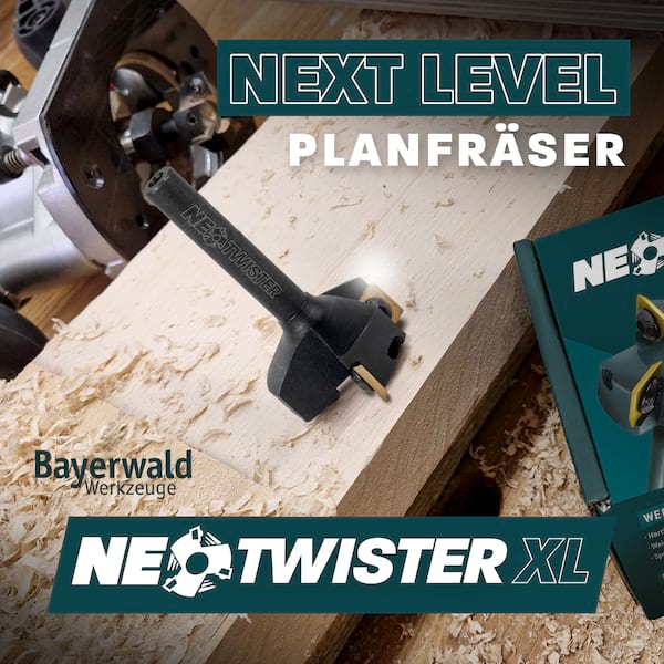 10x Bayerwald NeoTwister Ø60mm Planfräser Ersatzmesser