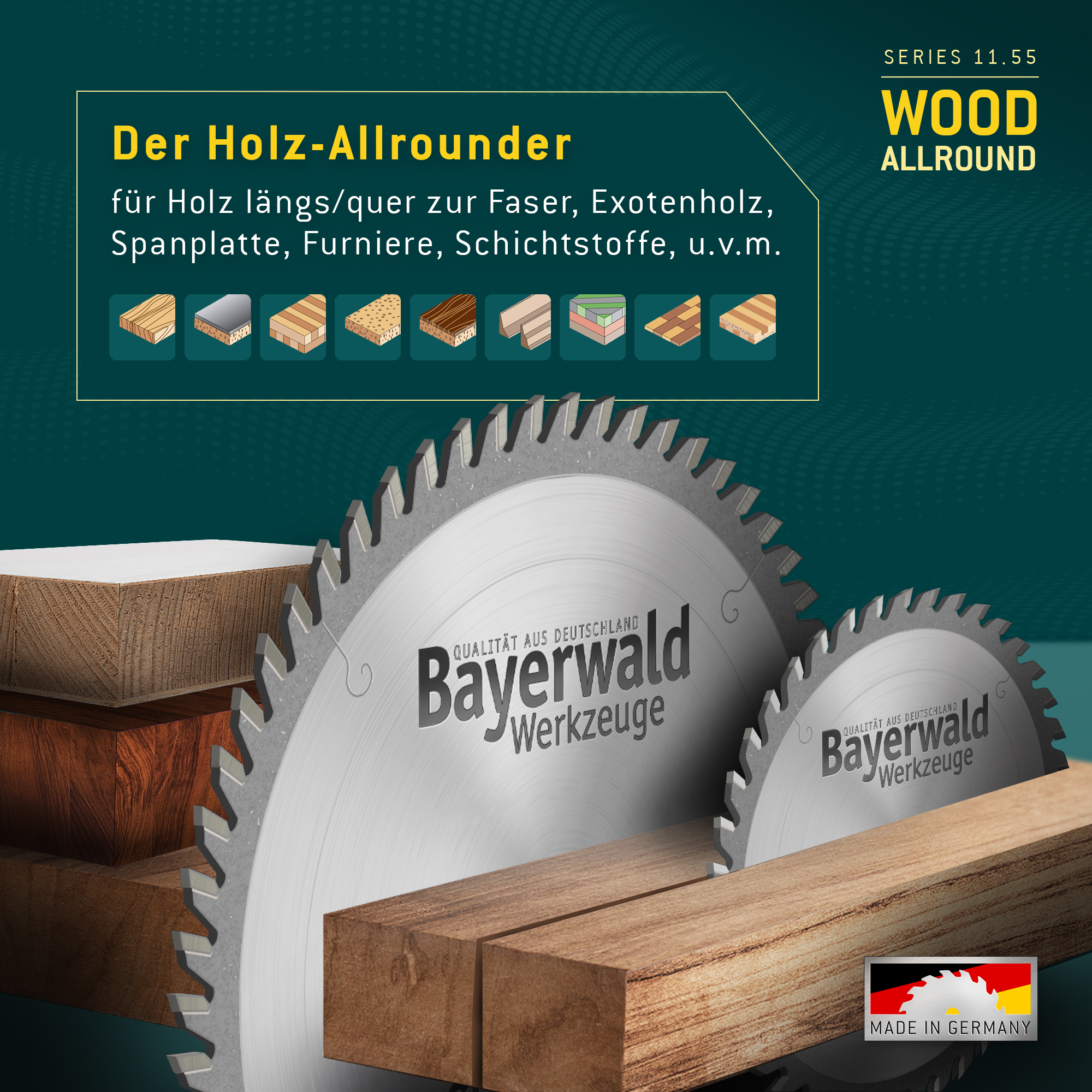 HM Kreissägeblatt - 216 x 2.6/1.6 x 30 Z34 WZ