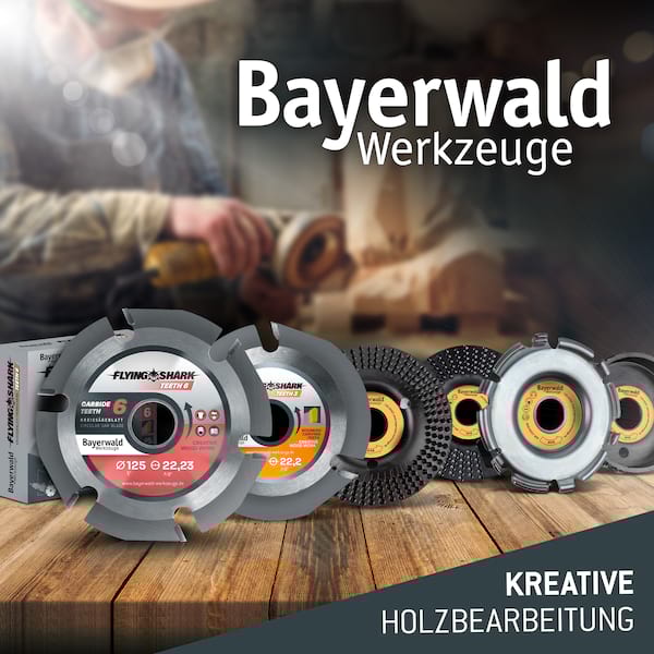 Bayerwald Flying Shark - Hartmetall Frässcheibe - Ø 115 x 22,23 mm Z6