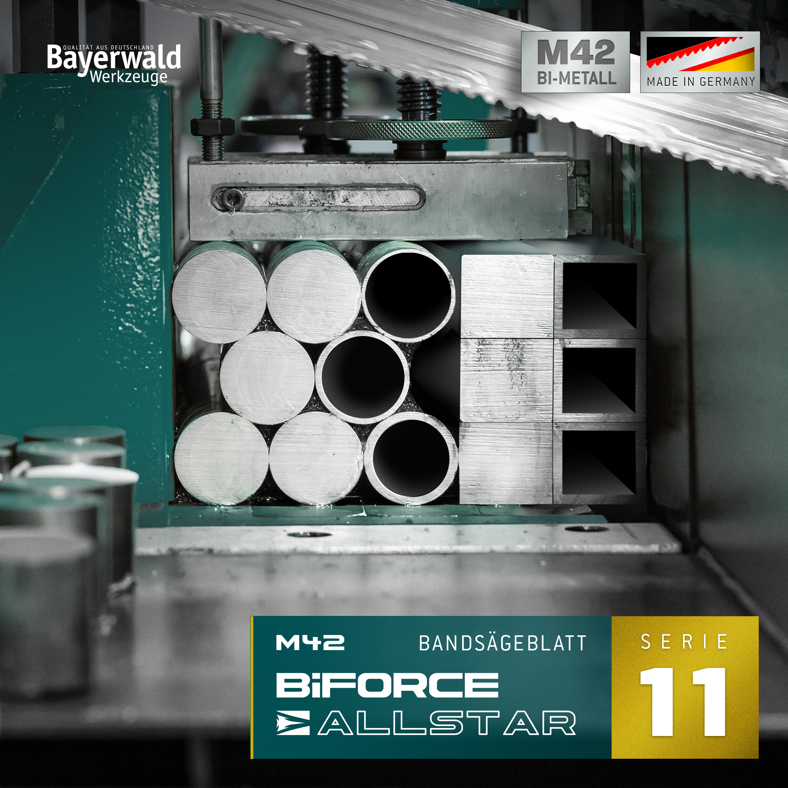 Bayerwald M42  Bandsägeblatt BiFORCE ALLSTAR 2910 x 27 x 0.9 x 4|6 ZpZ