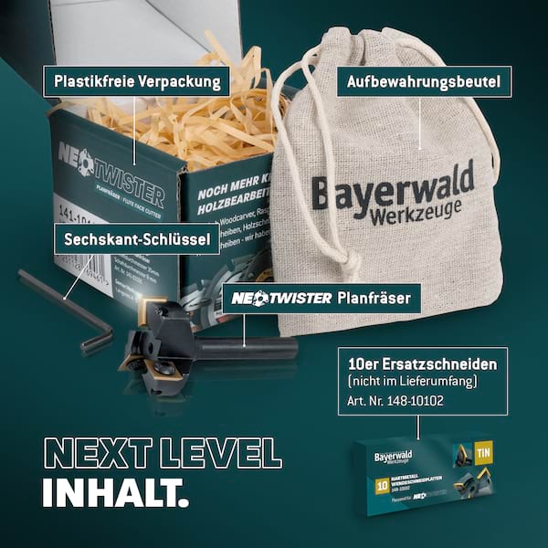 10x Ersatzschneiden für Bayerwald NeoTwister
