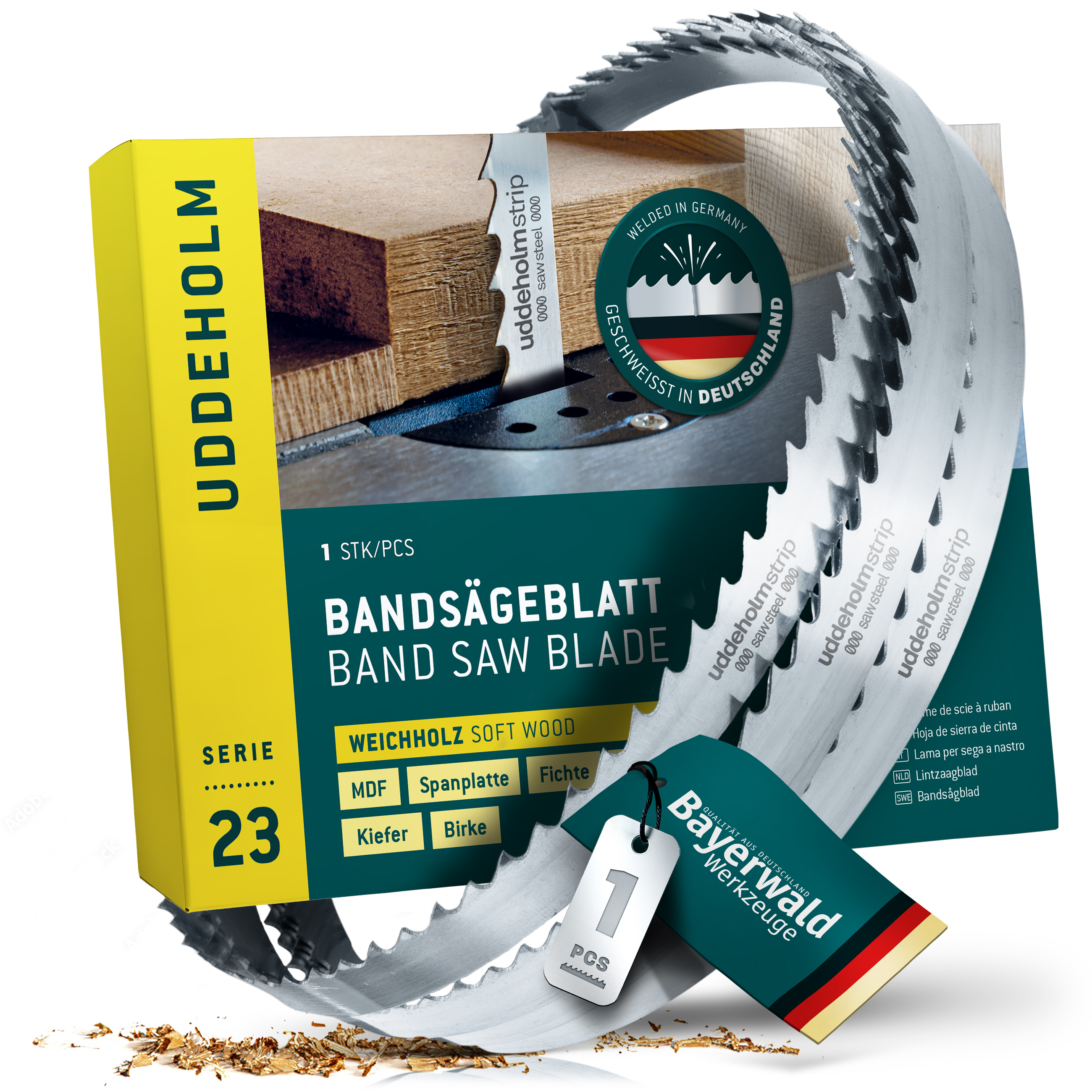 Uddeholm Bandsägeblatt  1400 x 10 x 0.4 x 6mm