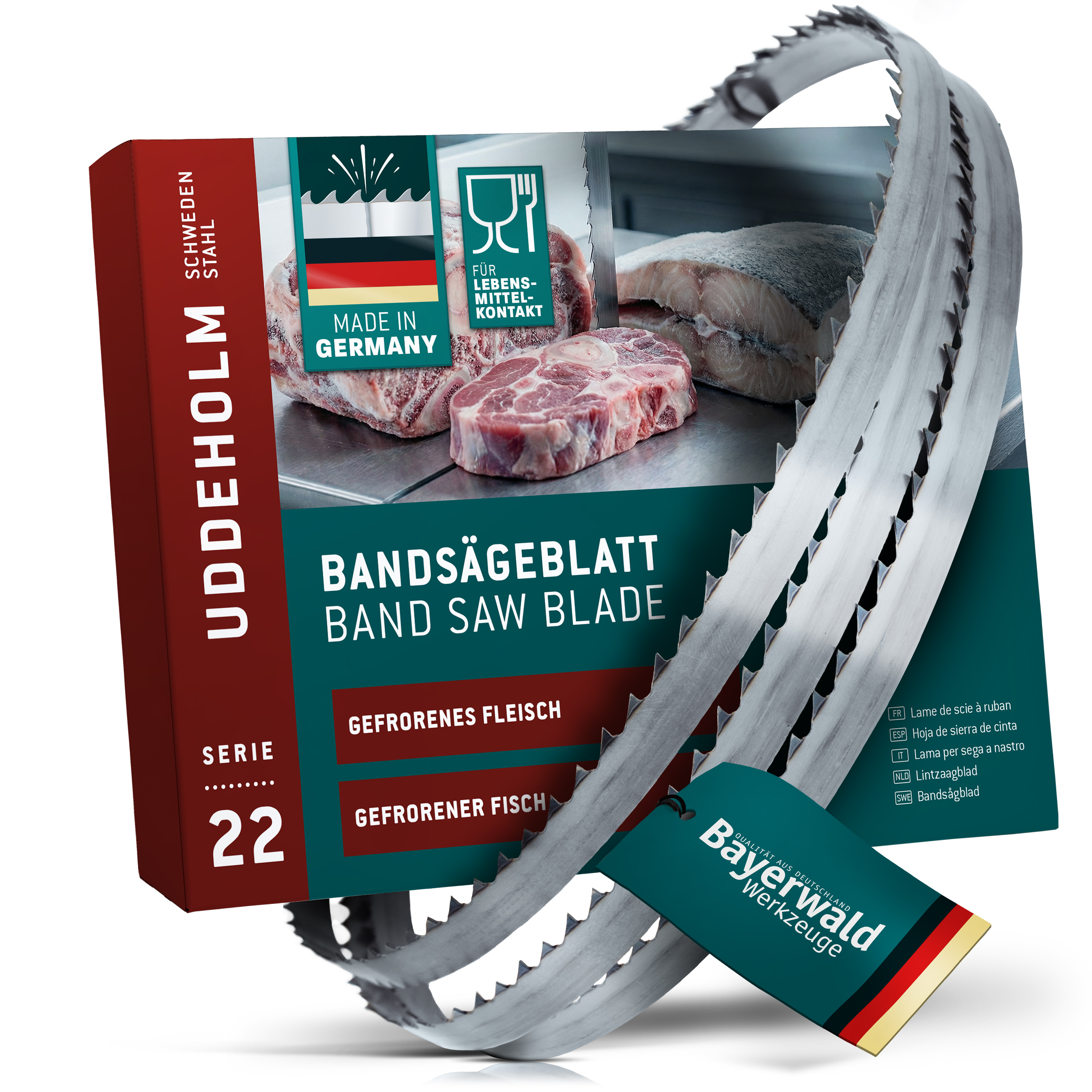 Fleischerei Bandsägeblatt  1820 x 16 x 0.5 x 8 ZAB