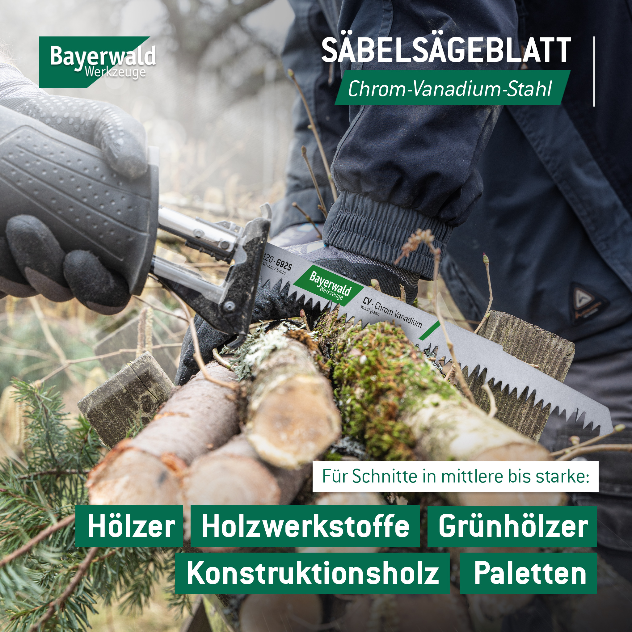 5x Bayerwald Werkzeuge Säbelsägeblatt Länge 230 mm