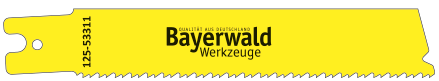1x Bayerwald Werkzeuge Säbelsägeblatt Länge 150 mm
