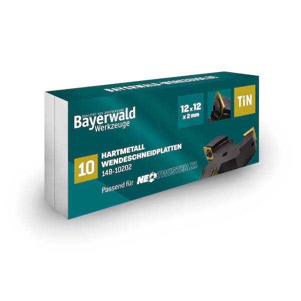 10x Bayerwald NeoTwister Ø60mm Planfräser Ersatzmesser